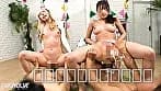 『JD2人組の友情検証企画！心を合わせて生着替え衣装合わせチャレンジ☆』笑顔が眩しいW陽キャJDが挑戦で色んなエロ衣装に次々とお着替え♪罰ゲームのデカチン即ハメでイキっぱなしの潮吹きまくり濃厚連続中出し4P♪【街角素人モニタリング♯もえか＆ゆか】 サンプル10