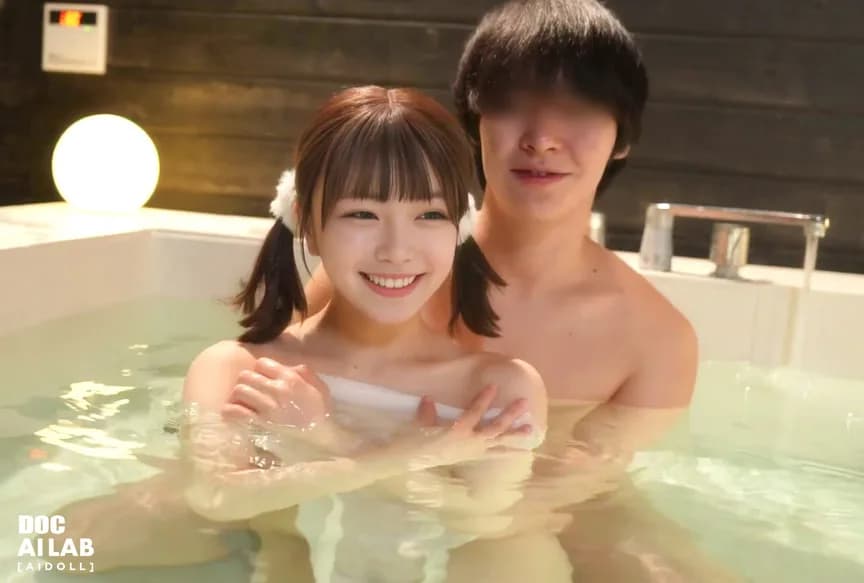 空想夏祭美少女 AI MODEL AV DEBUT サンプル4