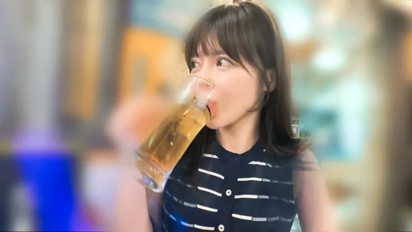 騒々しい居酒屋で可愛い子ちゃんが一人寂しく飲んでいるもんだから、こちらとしても声を掛けざるをえない！ マジ軟派、初撮。 2363 サンプル1