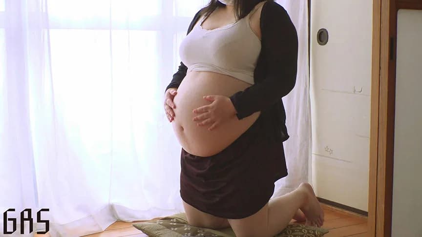 裏垢妊婦える 臨月間近のセックス サンプル1