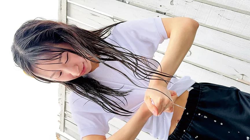 突然のゲリラ豪雨で濡れ透けたカラダに勃起した●●期 サンプル8