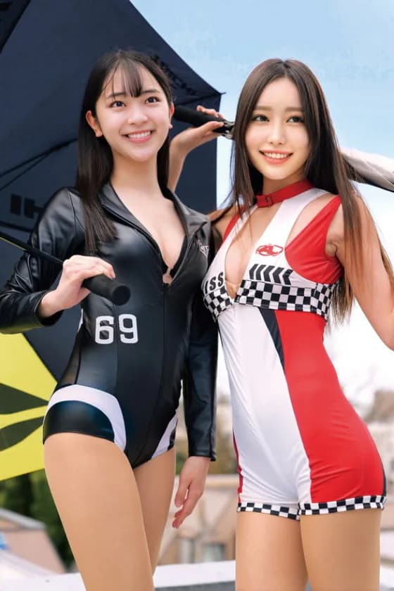 レースクイン 4 マチなし光沢ストッキング S○PER F○○○LA 2026 サンプル1