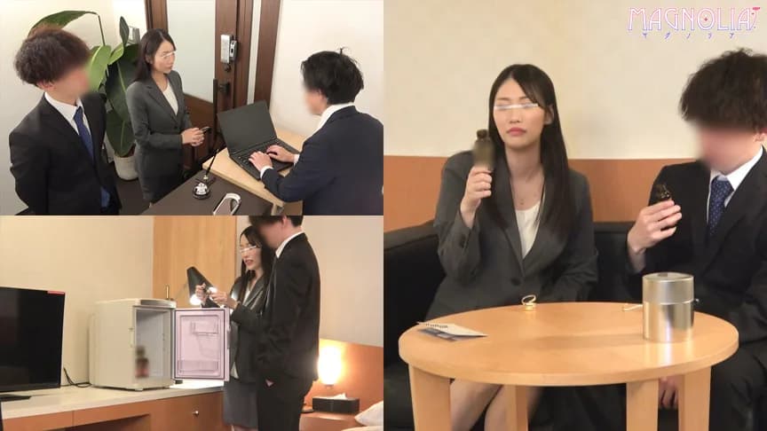 出張先のホテルで女先輩とまさかの相部屋宿泊！まい サンプル1