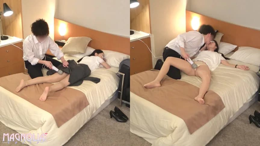 出張先のホテルで女先輩とまさかの相部屋宿泊！まい サンプル5