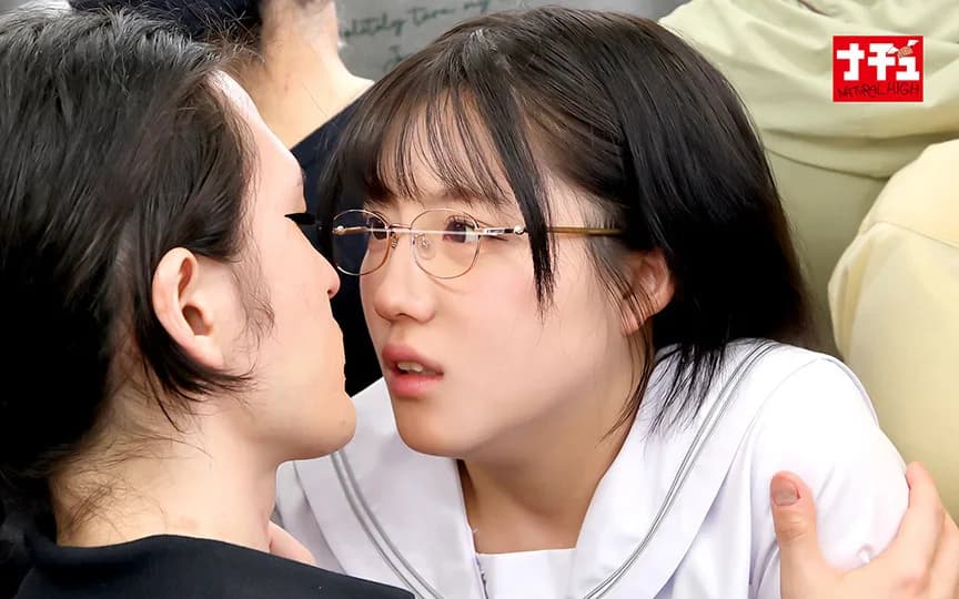 対面羞恥でベロキス発情娘8 BL好き巨乳J○ サンプル4