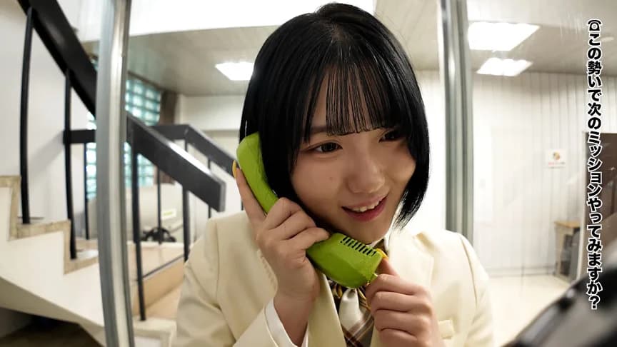 公衆電話ボックス360度丸見え るかさん（●年生） サンプル13