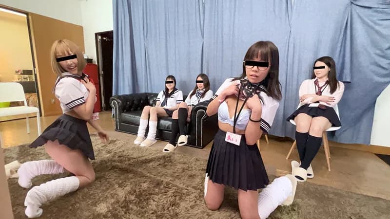潜入！噂の見学クラブ ミニスカ女子校生のパンチラ見放題？！ サンプル14