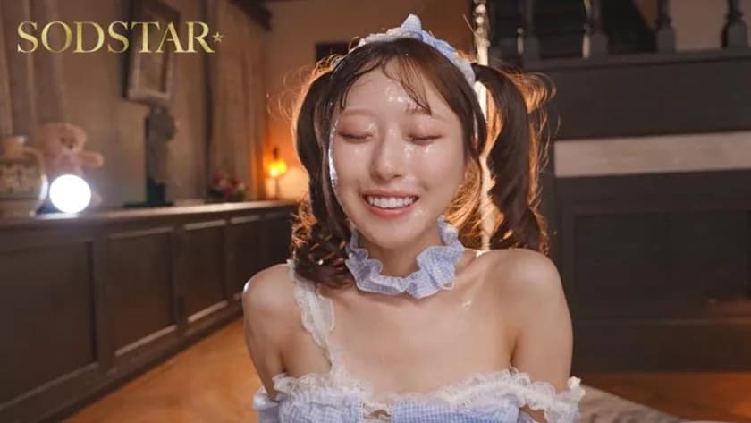 ぶっかけごっくんW解禁！愛嬌たっぷりメイドの羽衣ちゃんがどんなにクサくてマズくても笑顔を崩さず顔とお口で受け止めます ご奉仕13発 天神羽衣 サンプル16