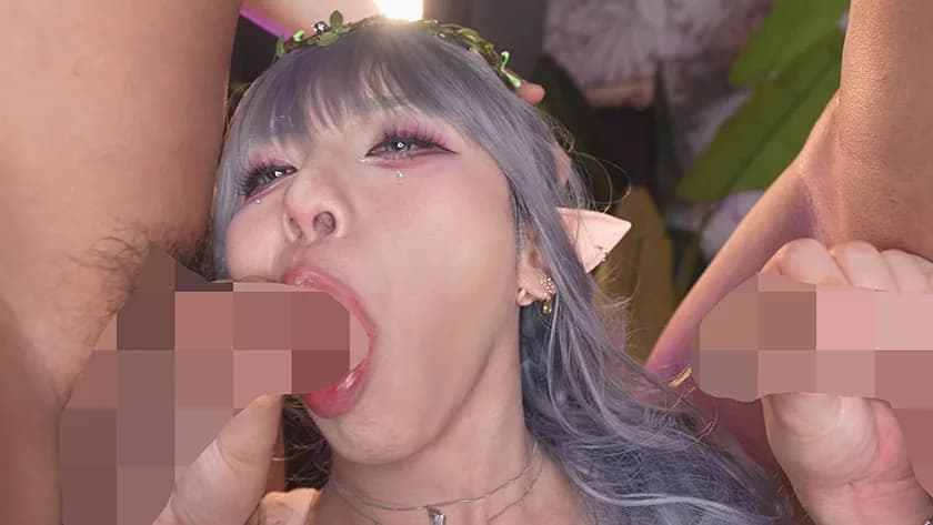 異世界淫乱ニューハーフエルフの魔穴FUCK 松嶺こはく サンプル7